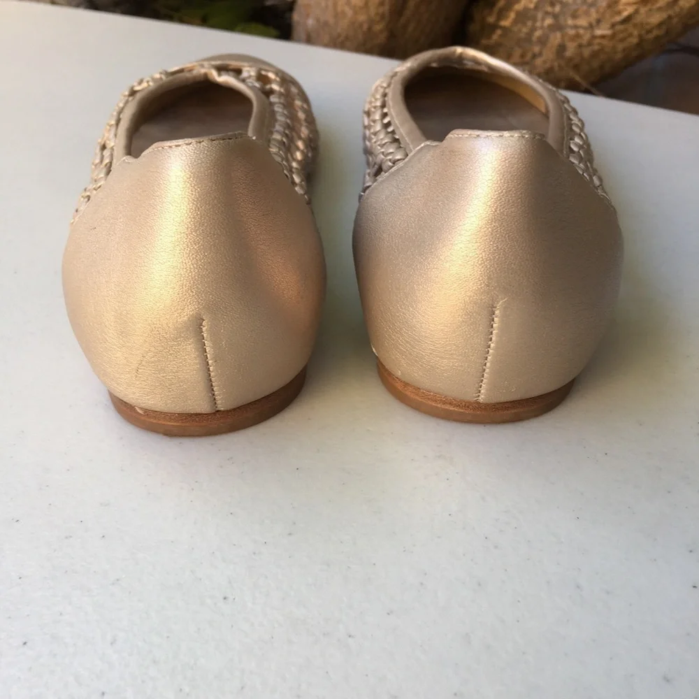 Etienne Aigner Eden Skimmer Flat Gold